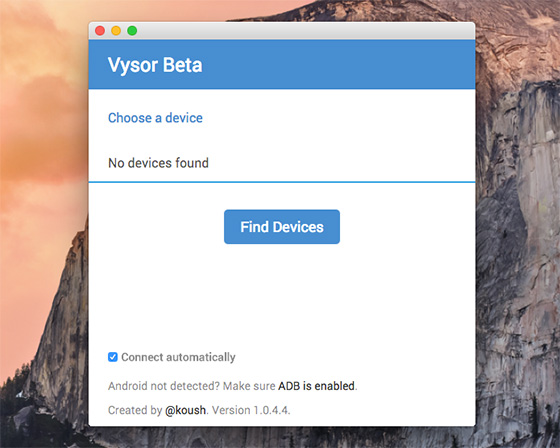 vysor_pick_up_device
